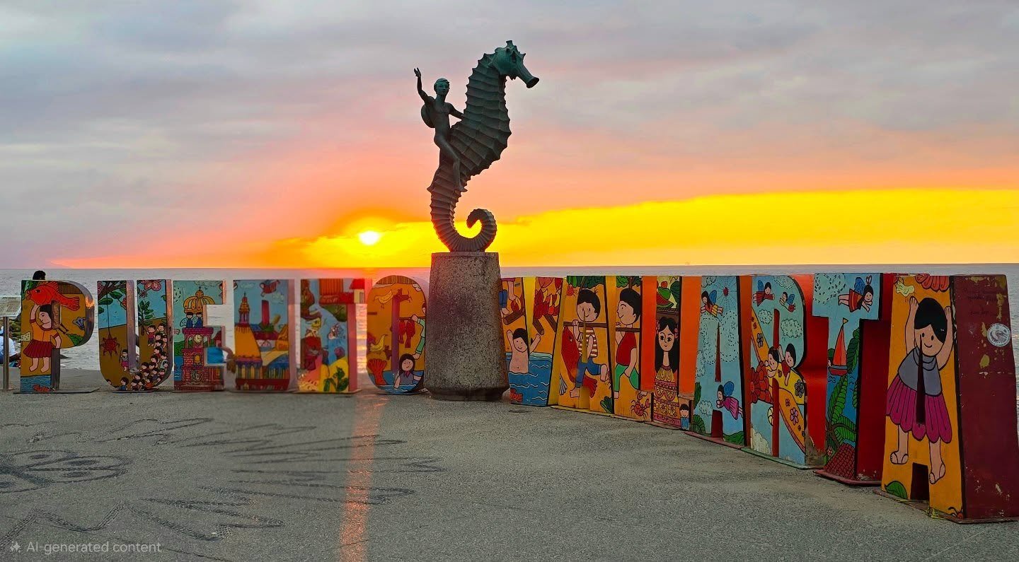 Sunsets are always magical in #puertovallarta #mexico