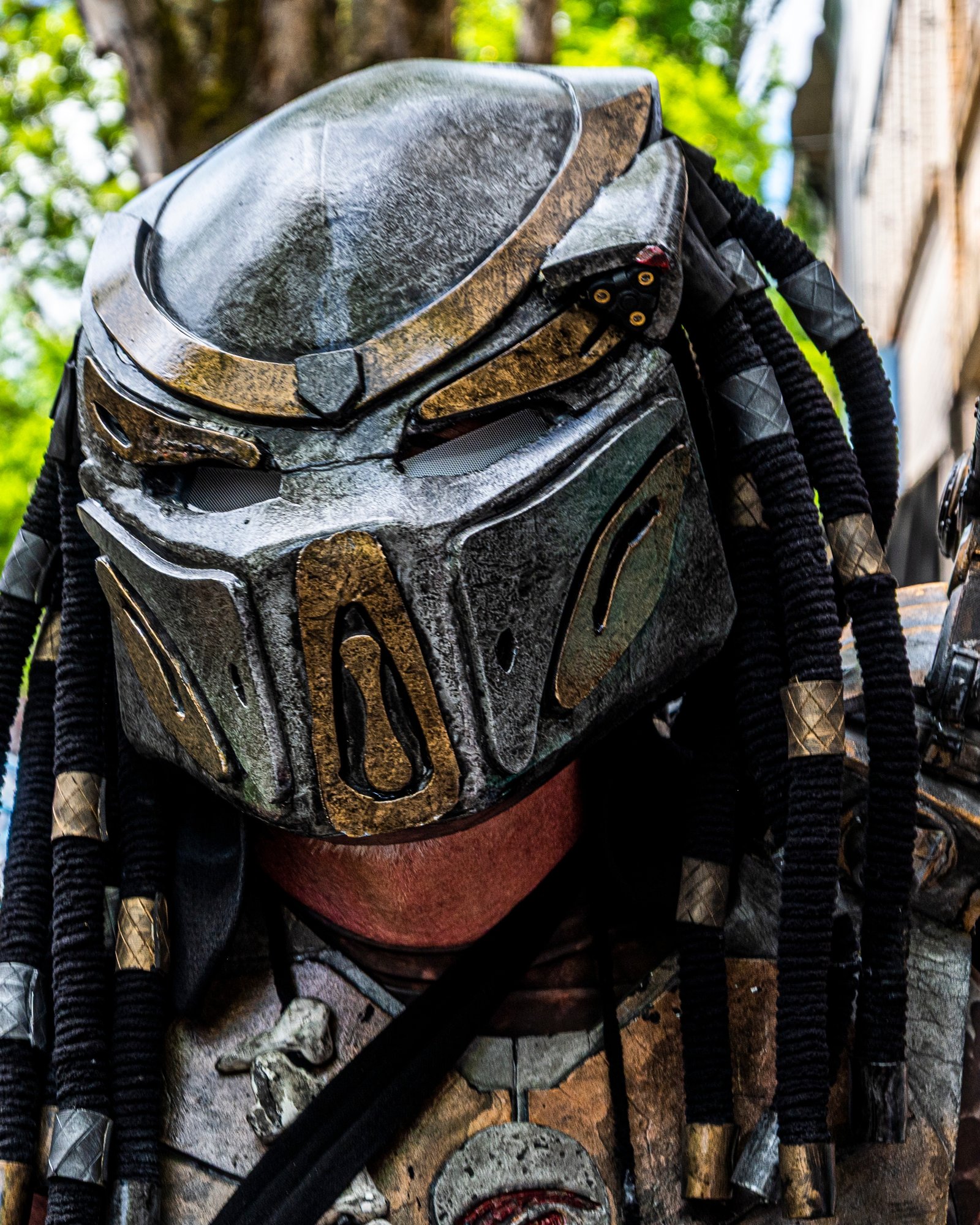 Went back home for #UFOFestival #mcminnvilleufofestival this was an awesome #predator #costume